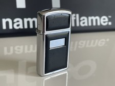 Zippo 1988 Slim, Black Ultralite, 2-sided, High Polish Chrome, used na sprzedaż  PL