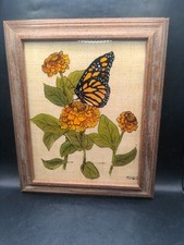 Vintage handpainted reverse for sale  Raleigh