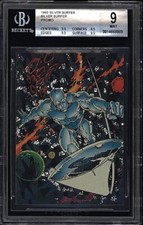 1992 Silver Surfer Prism MARVEL PROMO Card BGS 9 POP 2 subs 9.5 9.5 9.5 comprar usado  Enviando para Brazil