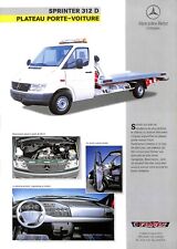 MERCEDES TRUCKS / PROSPECTUS / SPRINTER 312 D PORTE-VOITURE FIAULT de 1995 comprar usado  Enviando para Brazil