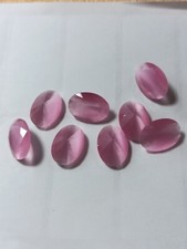 Ópalo Facetado Ovalado De Gato Rosa 10x14 Mm 8 Piezas comprar usado  Enviando para Brazil