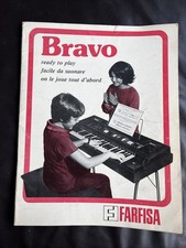 Bravo farfisa keyboard for sale  HALESOWEN