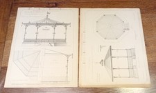 Gravures 19e kiosque d'occasion  Bédarieux