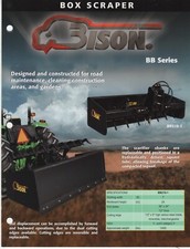 Bison box scraper for sale  Vulcan