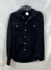 Camisa masculina True Religion preta com botões tamanho G comprar usado  Enviando para Brazil