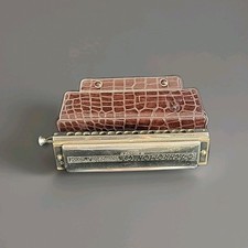 Vintage Hohner 64 Chromonica Harmonica 4 Oitavas Cromáticas Profissional Alemanha comprar usado  Enviando para Brazil