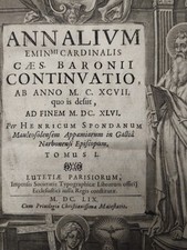 Sponde annalium.. baronii usato  Milano