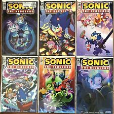 LOTE 472A: SONIC The HEDGEHOG 6 Quadrinhos #37-42 Capas A ~ 2021 Placa Ensacada comprar usado  Enviando para Brazil