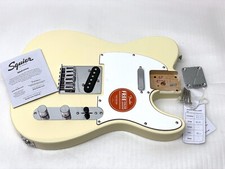 Guitarra elétrica genuína Fender Squier Tele CORPO CARREGADO branca olímpica Telecaster comprar usado  Enviando para Brazil