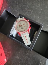 Moonswatch bioceramic weiss gebraucht kaufen  Niederndodeleben