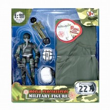 Boneco de ação colecionável World Peacekeepers militar piloto soldado 1:18 comprar usado  Enviando para Brazil