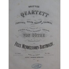 Mendelssohn quatuor piano d'occasion  Blois