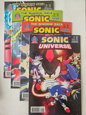LOTE SONIC UNIVERSO #1,2,3,4 Quadrinhos The Shadow Saga Archie Raros comprar usado  Enviando para Brazil