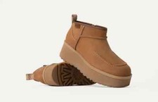 Usado, Nova sem CAIXA UGG Bota Feminina CITYFUNC Ultra Mini Moda BOTAS Castanha 7 comprar usado  Enviando para Brazil