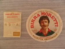 Etichette birra moretti usato  Formia