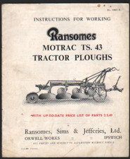 Original ransomes motrac for sale  DRIFFIELD