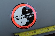 Usado, ADESIVO Vintage Surf T&C Town Country Designs Havaí Laranja Neon Anos 80 V1A comprar usado  Enviando para Brazil