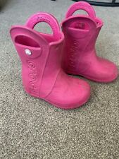 Girls crocs wellies for sale  NORWICH