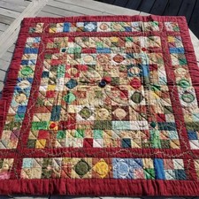 Plaid patchwork main d'occasion  Agde