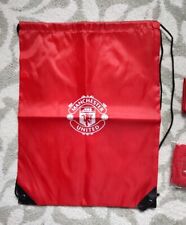 Bolsa de ginástica Manchester United kit PE mochila de cordão homem Utd natação escolar + extra comprar usado  Enviando para Brazil