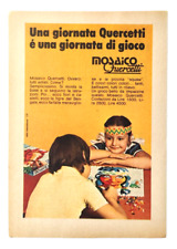 Pubblicita quercetti mosaico usato  Ferrara