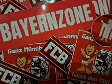 Bayern münchen aufkleber gebraucht kaufen  Dietramszell