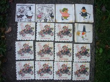 Lote Vintage 27 Guardanapos de Papel dos Anos 1950-60 Um para a Estrada (1956) Elefante Bêbado, usado comprar usado  Enviando para Brazil