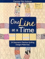 One Line at a Time: 24 Geometric Machine-Quilting Designs Made Easy [With... comprar usado One Line at a Time: 24 Geometric Machine-Quilting Designs Made Easy [With... comprar usado  Enviando para Brazil