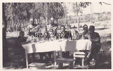 Eritrea - ASMARA:  1936 foto privata tavolata di ufficiali sulle rive del Beleza comprar usado  Enviando para Brazil