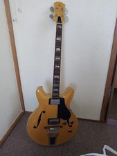 Bajo eléctrico/semiacústico natural vintage Yamaha sa-75/hecho en los años 70 segunda mano  Embacar hacia Mexico