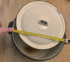 Vintage enamelware stockpot for sale  Buffalo