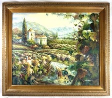 Tuscan vineyard colorful for sale  Fair Oaks
