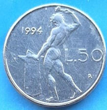 Moneta lire vulcano usato  Foggia