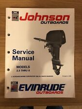 Johnson outboards manual for sale  NEWTON STEWART