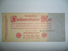 Banconota 500.000 mark usato  Reggio Calabria