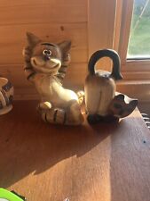 Two cat ornaments for sale  PETERBOROUGH