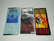 MUSIC CD LONG BOX NIRVANA NEVERMIND PANTERA VULGAR DISPLAY OF POWER GUNS N ROSES comprar usado  Enviando para Brazil