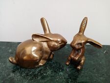 Vintage brass rabbit for sale  RUGBY