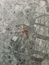 Goldkreuz anhänger 585 gebraucht kaufen  Essen