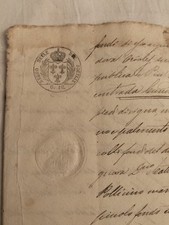 Manoscritto antico atto usato  Spadafora