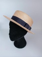 Straw boater hat for sale  BANBURY