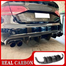 Spoiler labial difusor traseiro de fibra de carbono real para Audi S4 B8 Sedan 2008-12, usado comprar usado  Enviando para Brazil