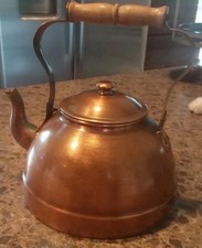 Vtg copper teapot for sale  Waterloo