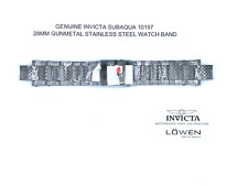 Autêntica pulseira de relógio Invicta Subaqua 10197 Gunmetal aço inoxidável 28 mm comprar usado  Enviando para Brazil
