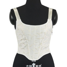 Vintage Espartilho Regata Crop Top Feminino Gótico Sexy Bustier Fairy Core Roupas Anos 90, usado comprar usado  Enviando para Brazil