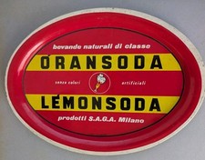 Vassoio pubblicitario latta usato  Pinerolo