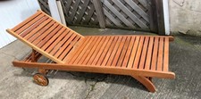 Wooden sun lounger for sale  HUDDERSFIELD