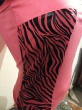 Zebra print black for sale  UK