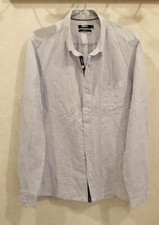Chemise bleu clair d'occasion  Bourg-de-Thizy