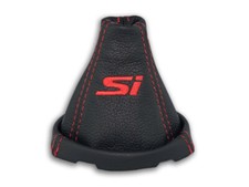 PARA HONDA CIVIC Si SEDAN COUPE 06-11 SHIFT BOOT GAITER COURO BORDADO VERMELHO comprar usado  Enviando para Brazil